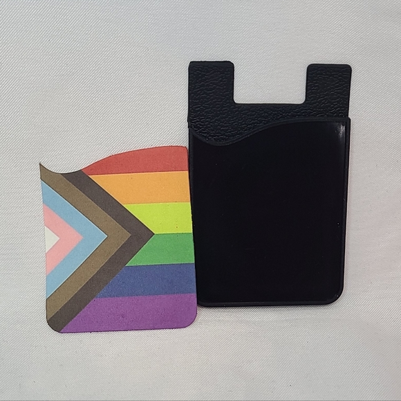 Progress Pride Phone Card Holder - Picture 5 of 5